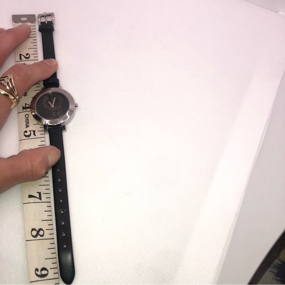 D&g Dolce & Gabbana Hoop-La Silver LoBlack Dial DW0520 Authentic 6” - 8.2” - Picture 7 of 7